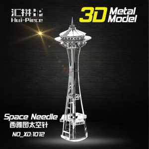 3D Pussel Metall - Berömda Byggnader - Space Needle