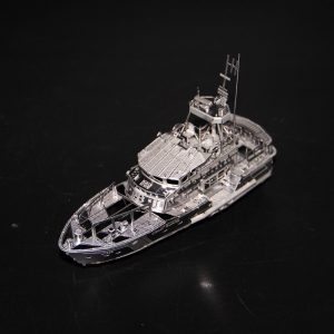 3D Pussel Metall - Berömda fordon - Coast guard boat