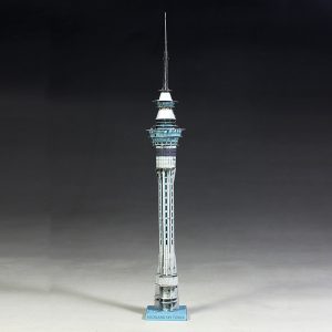 3D Pussel Metall - Berörmda byggnader - sky tower i färg