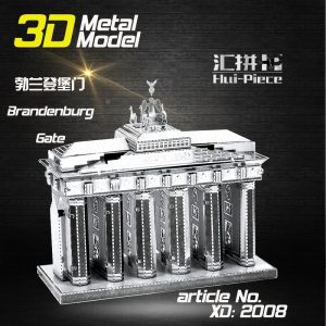 3D Pussel Metall - Berömda Byggnader - Brandenburg Gate