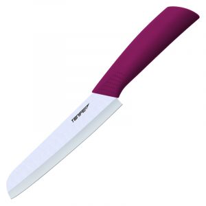 Tonife Zirconia Ceramic Kitchen Knife - 6" Bread knife