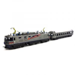 3D Pussel Metall - berömda fordon - EF510 train / tåg färg