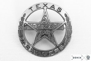 Texas Ranger Circle star cut-out badge replica