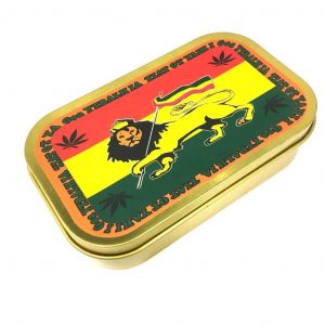 Tobacco case with africa
