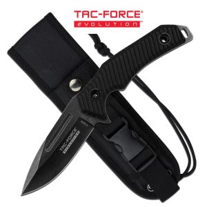 TAC-FORCE - EVOLUTION - TFE-FIX006-BK - FIXED BLADE KNIFE