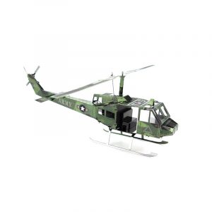 3D Pussel Metall - Berömda fordon - Huey Helikopter Färg