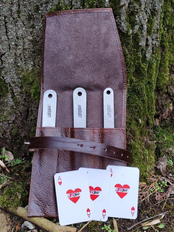 ACEJET - Läderfodral för knivar och verktyg - handgjord i äkta läder