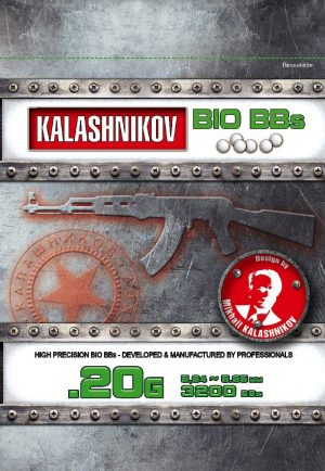 Kalashnikov - Bio Airsoftkulor - 6mm - ~3200 BBs - 0.2g