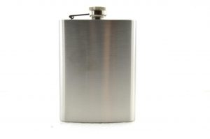 Hip flask - pocket flask - 18 cl / 6 oz