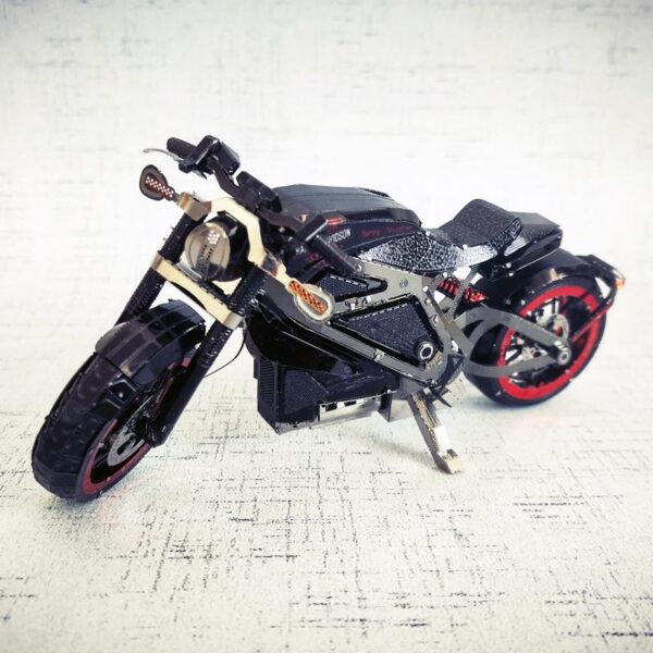3D Pussel Metall - berömda fordon - Harley-Davidsson Motorcykel