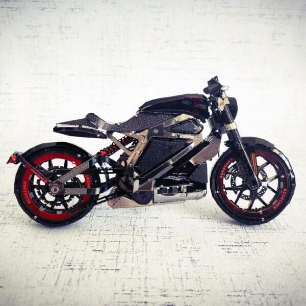 3D Pussel Metall - berömda fordon - Harley-Davidsson Motorcykel