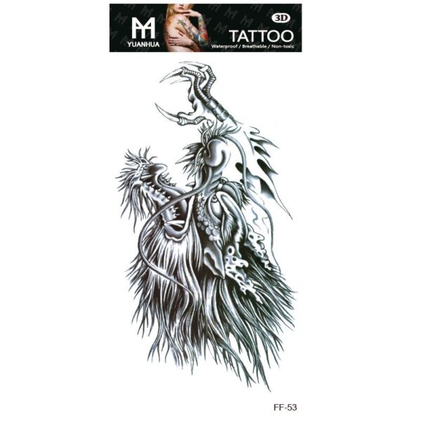 Temporäres Tattoo 19 x 9 cm - Drache