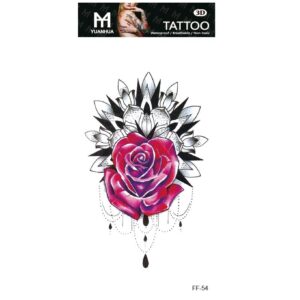 Tillfällig Tatuering 19 x 9cm - Dream catcher Flower