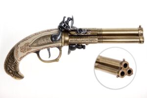 Kolser - Replika -3-pipig Augsburg 1775 pistol