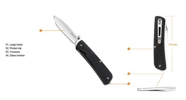 Ruike LD11-B Multitool / folding knife