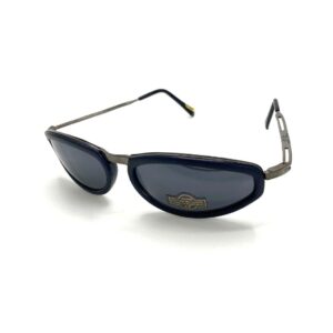 Solglasögon Sportiga marinblå med svart spegelins