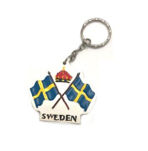 Nyckelring flaggor Sweden
