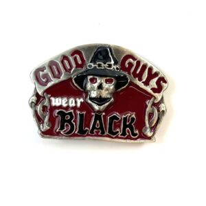 Belt buckle - Good guys wear black