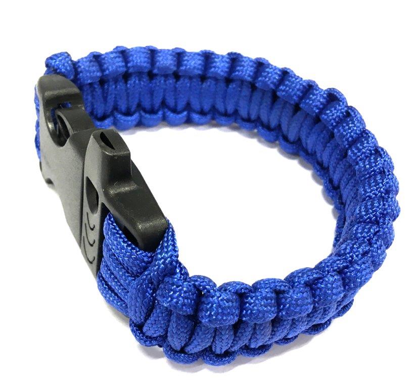 Simple Paracord bracelet with whistle