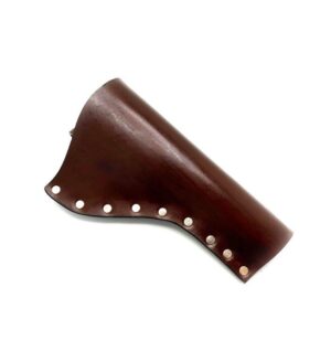 Colt .45 Peacemaker Holster - Right - 4.75" - Brown - Plain - Nickel Rivets