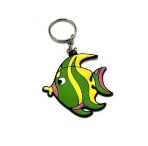 Nyckelring med sött färglad clownfisk