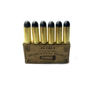 Kolser - Colt replika patroner - 6 pack 3 CM Kaliber .45