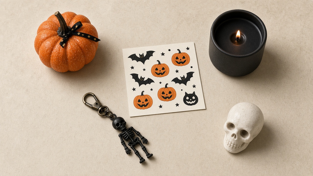 Halloween tatueringar och dekoration