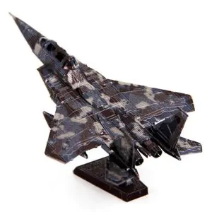 3D Pussel Metall - Berömda fordon - F-15 Eagle färg