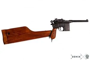MAUSER C96 PISTOL, GERMANY 1896 Replica with wood Stock